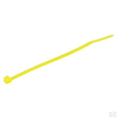 Cable tie 2.5x100mm, yellow, N